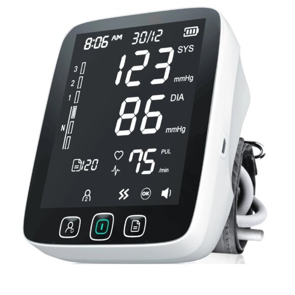 Smart Blood Pressure Machine with Largest Backlit Display - Picture 1 of 8